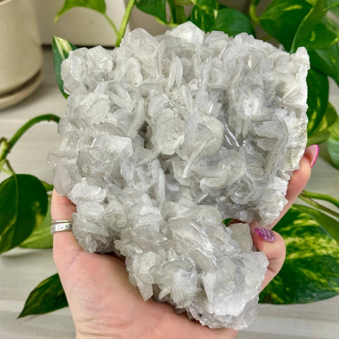 Wedding Rose Calcite Specimen (UV Reactive) F 2 - Kenna's Crystals from TikTok