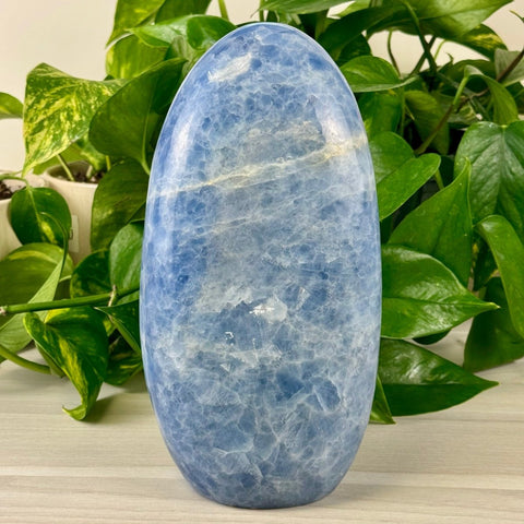 XL Blue Calcite Free Form 322 1 - Kenna's Crystals from TikTok