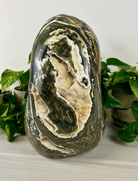 XXXL Sea Jasper Free Form A 1 - Kenna's Crystals from TikTok