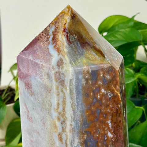 XXXL Sea Jasper Tower A 10 - Kenna's Crystals from TikTok