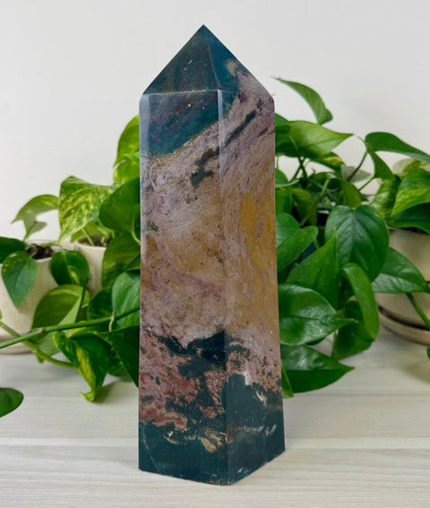 XXXL Sea Jasper Tower B 2 - Kenna's Crystals from TikTok