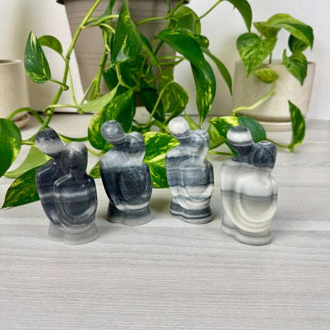 Zebra Jasper Hugging Lovers 1 - Kenna's Crystals from TikTok