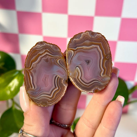 Zhanguo Agate Pairs A2 26 - Kenna's Crystals from TikTok