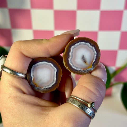 Zhanguo Agate Pairs G2 32 - Kenna's Crystals from TikTok