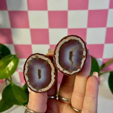 Zhanguo Agate Pairs H 8 - Kenna's Crystals from TikTok