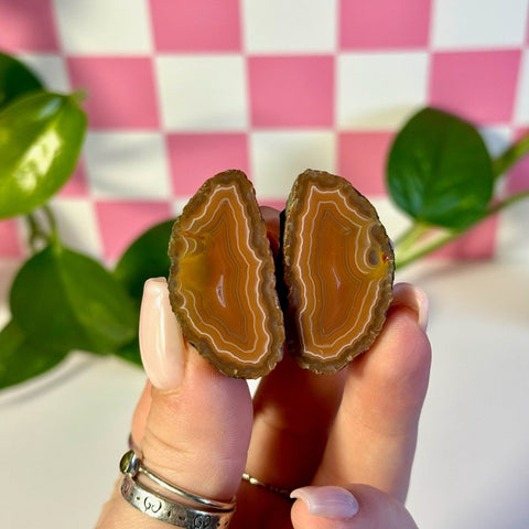 Zhanguo Agate Pairs J2 35 - Kenna's Crystals from TikTok