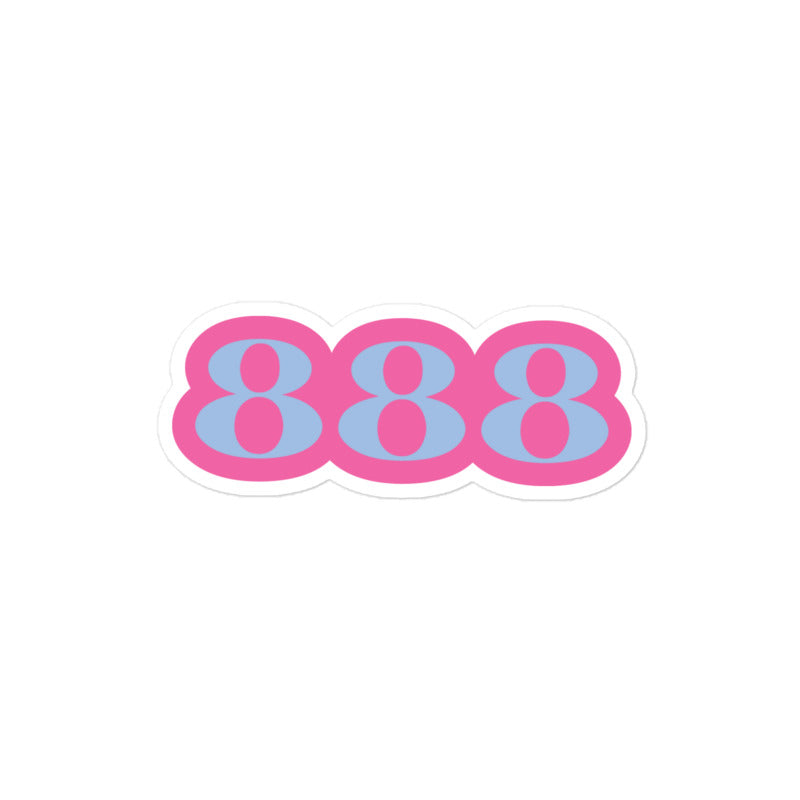 888 Angel Number Sticker